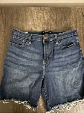 Calvin Klein Jeans Distressed Denim Shorts-Size 10